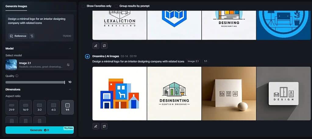 Logo and branding